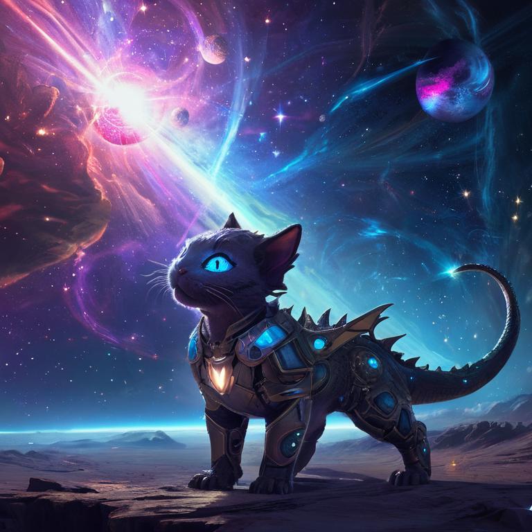 01026-571279312-A stunning scene unfolds in the depths of a vast, glowing galaxy, where sleek, cybernetically enhanced cats clad in shimmering f.png